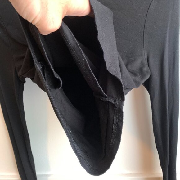 Bar III Black Cropped Long Sleeve Shirt - Picture 5 of 5